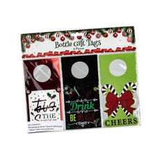 Christmas Bottle Gift Tag, 6 Piece